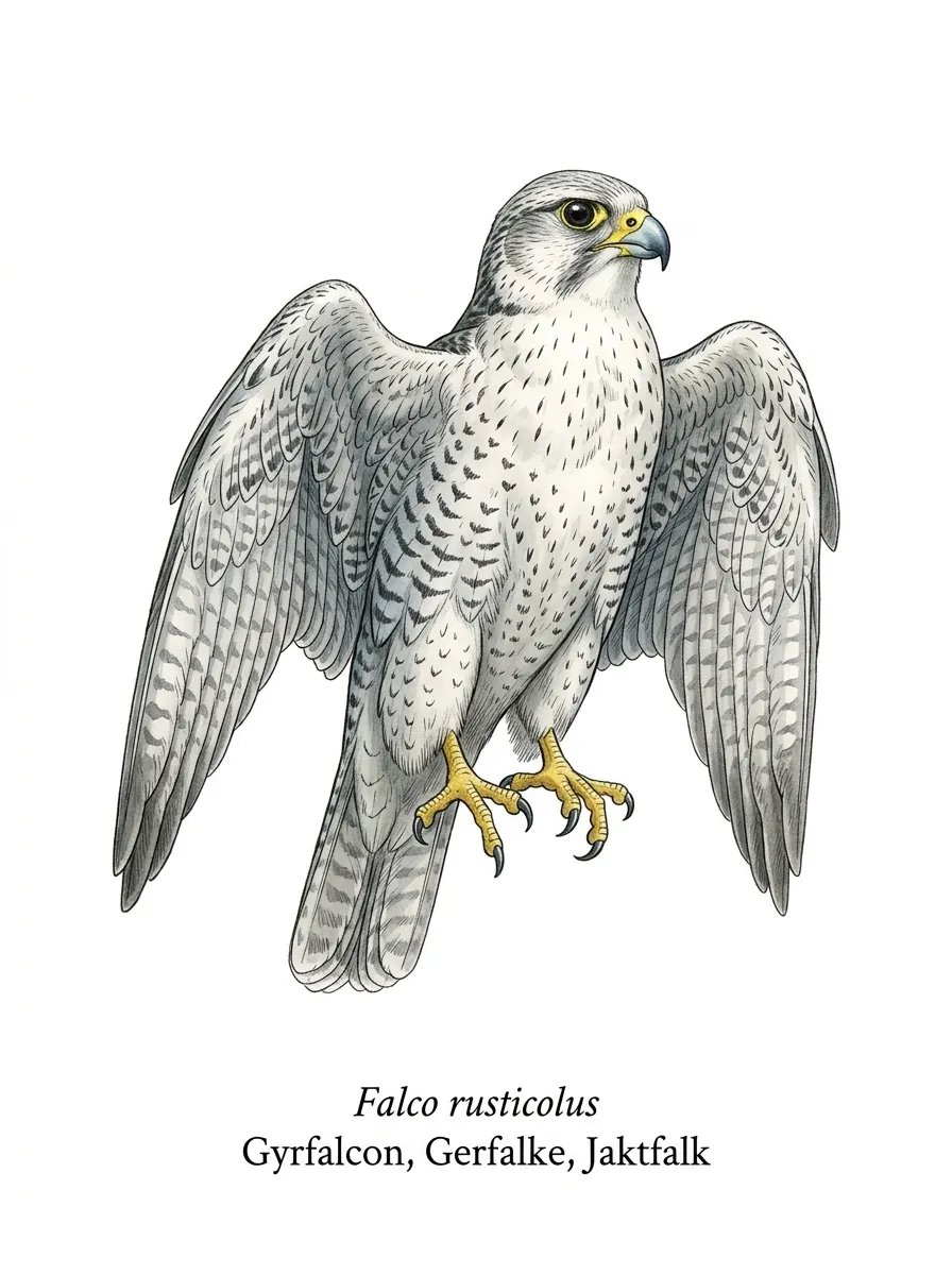 Falco rusticolus