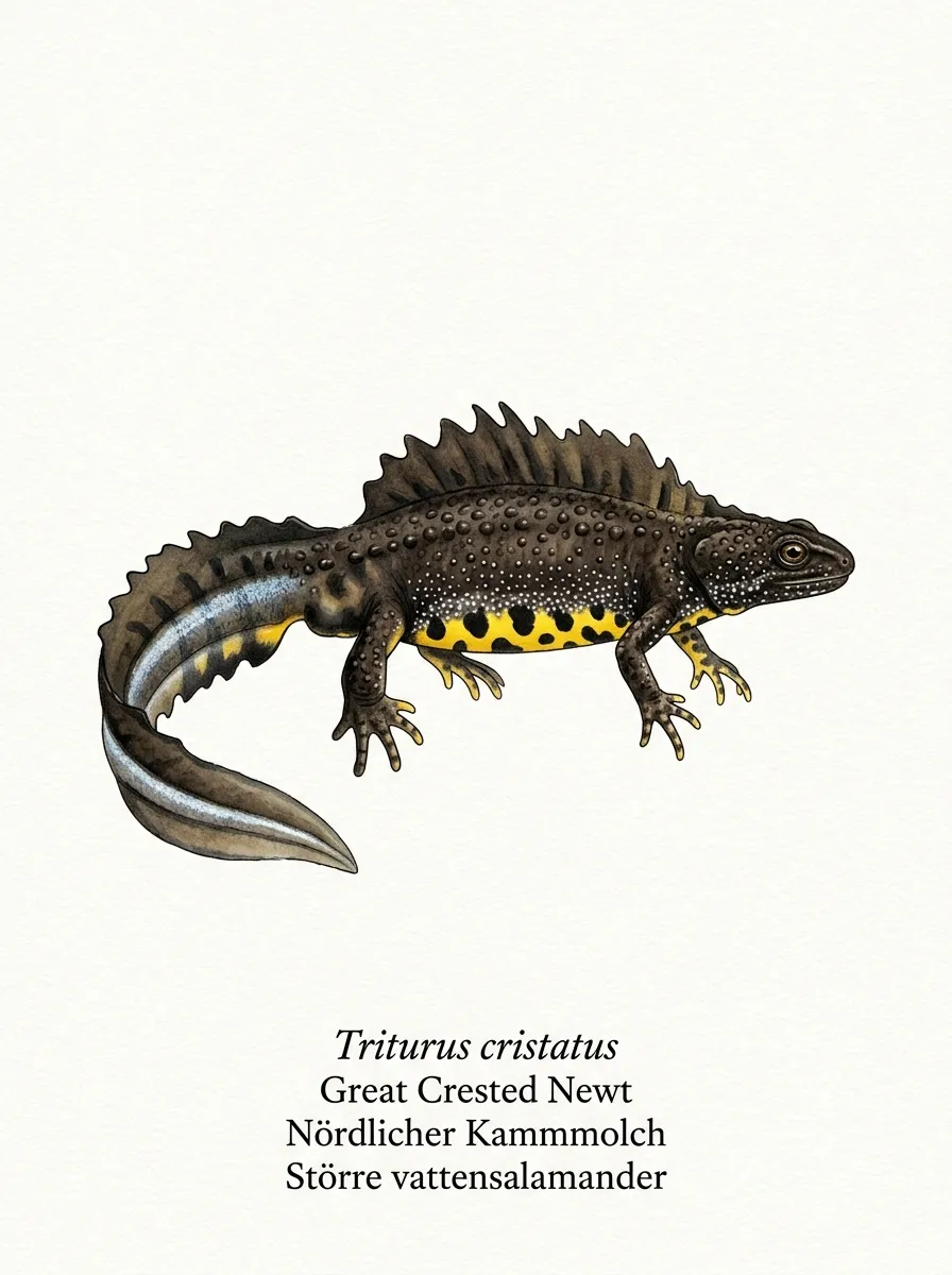 Triturus cristatus